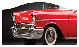 DASHELL-329 Red 57 Chevy